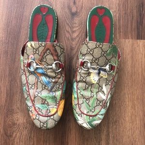 Princetown GG Supreme Tian Print loafers slippers